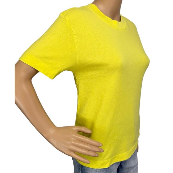 2/$15 Vans Off The Wall Yellow T-Shirt Logo Short Sleeve Womens Size S - Picture 4 of 12